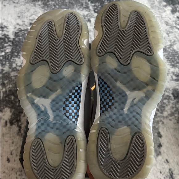 Kids Gray and White Sneakers - Picture 8 of 10